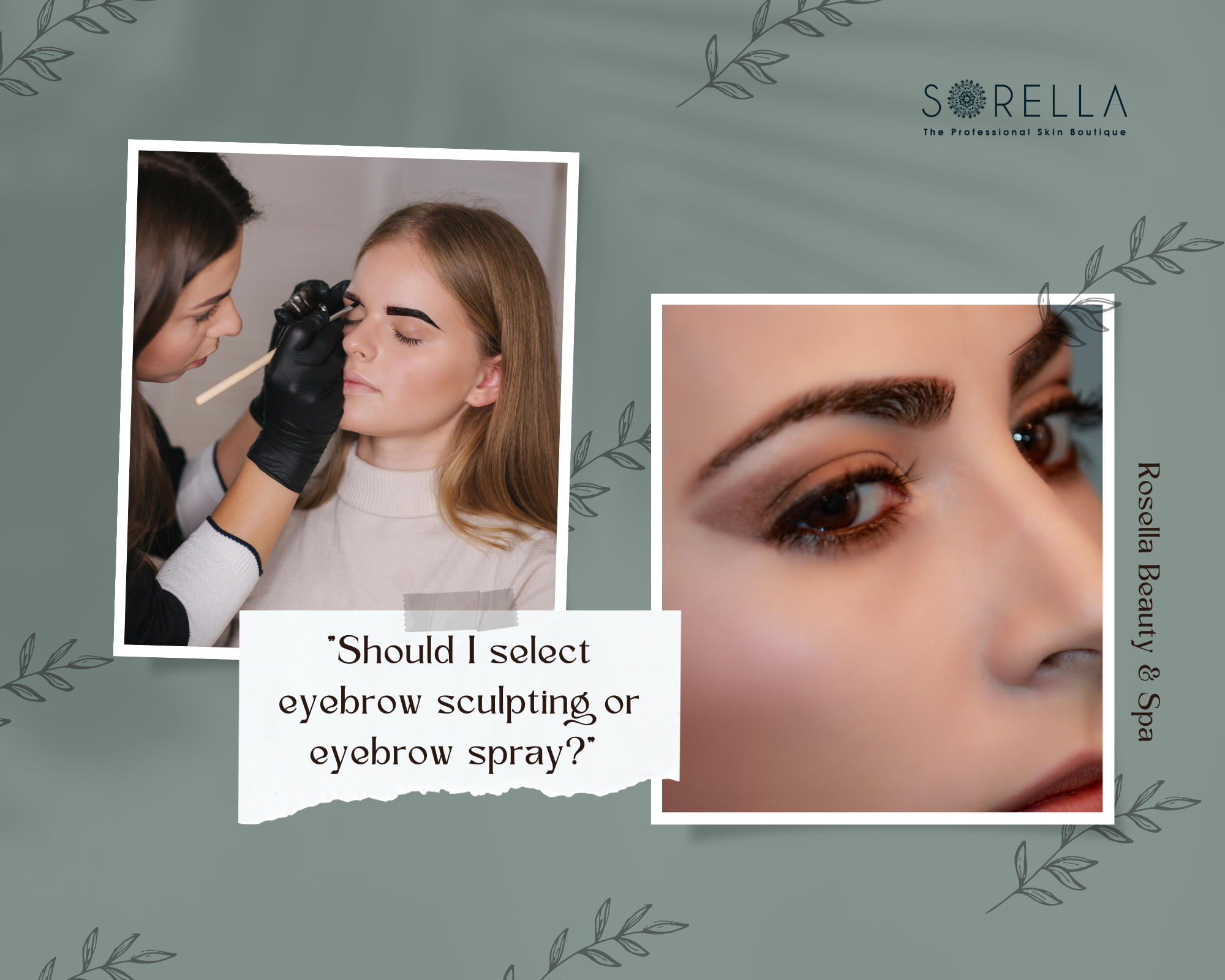 Should you choose eyebrow sculpting or eyebrow spray?