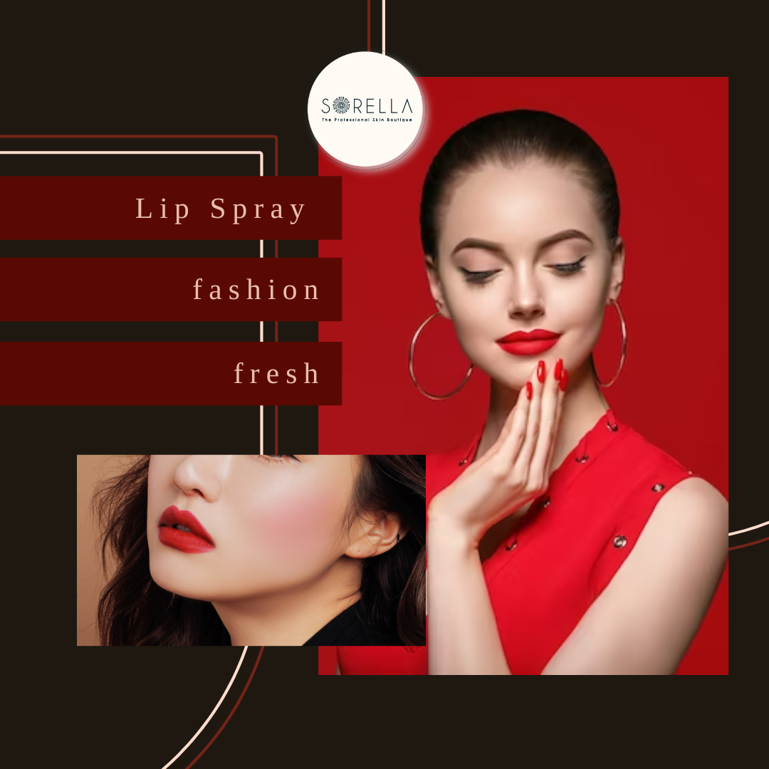 Lip spray is the most sophisticated lip cosmetic procedure available today