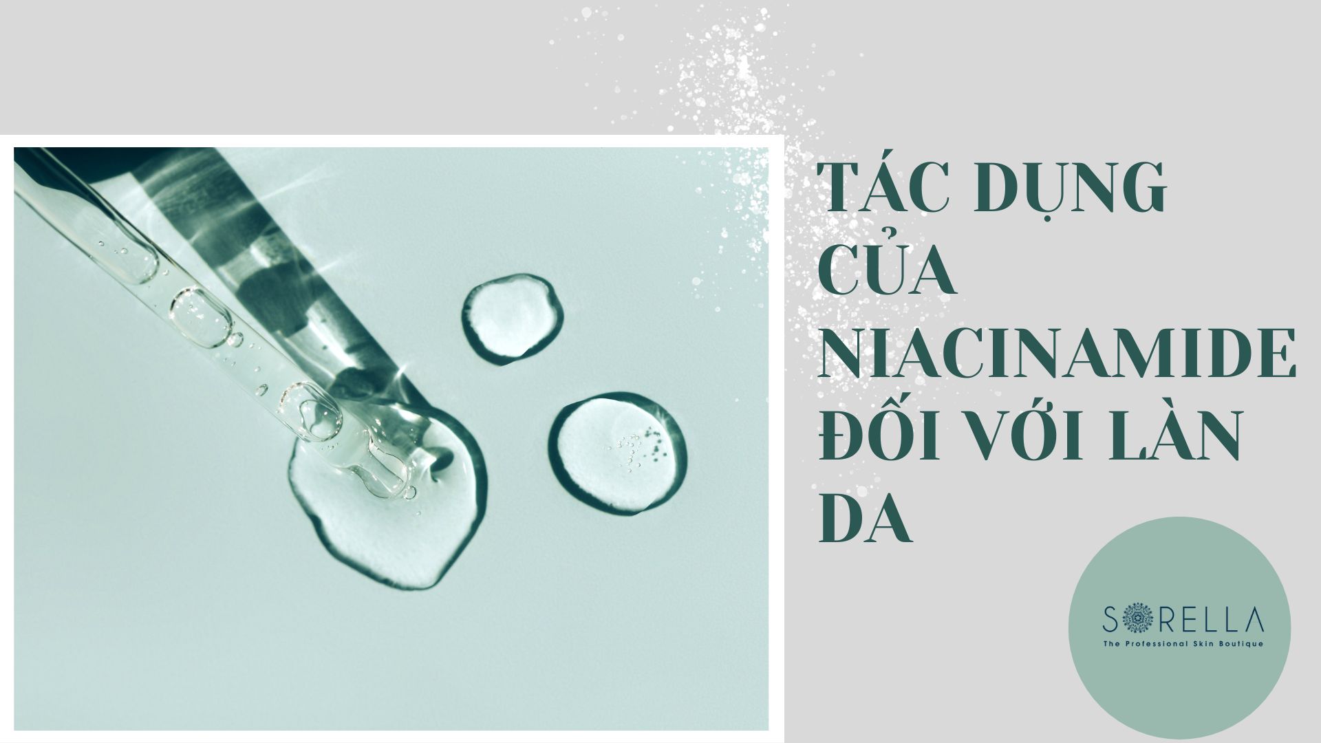 Tác dụng của Niacinamide đối với làn da