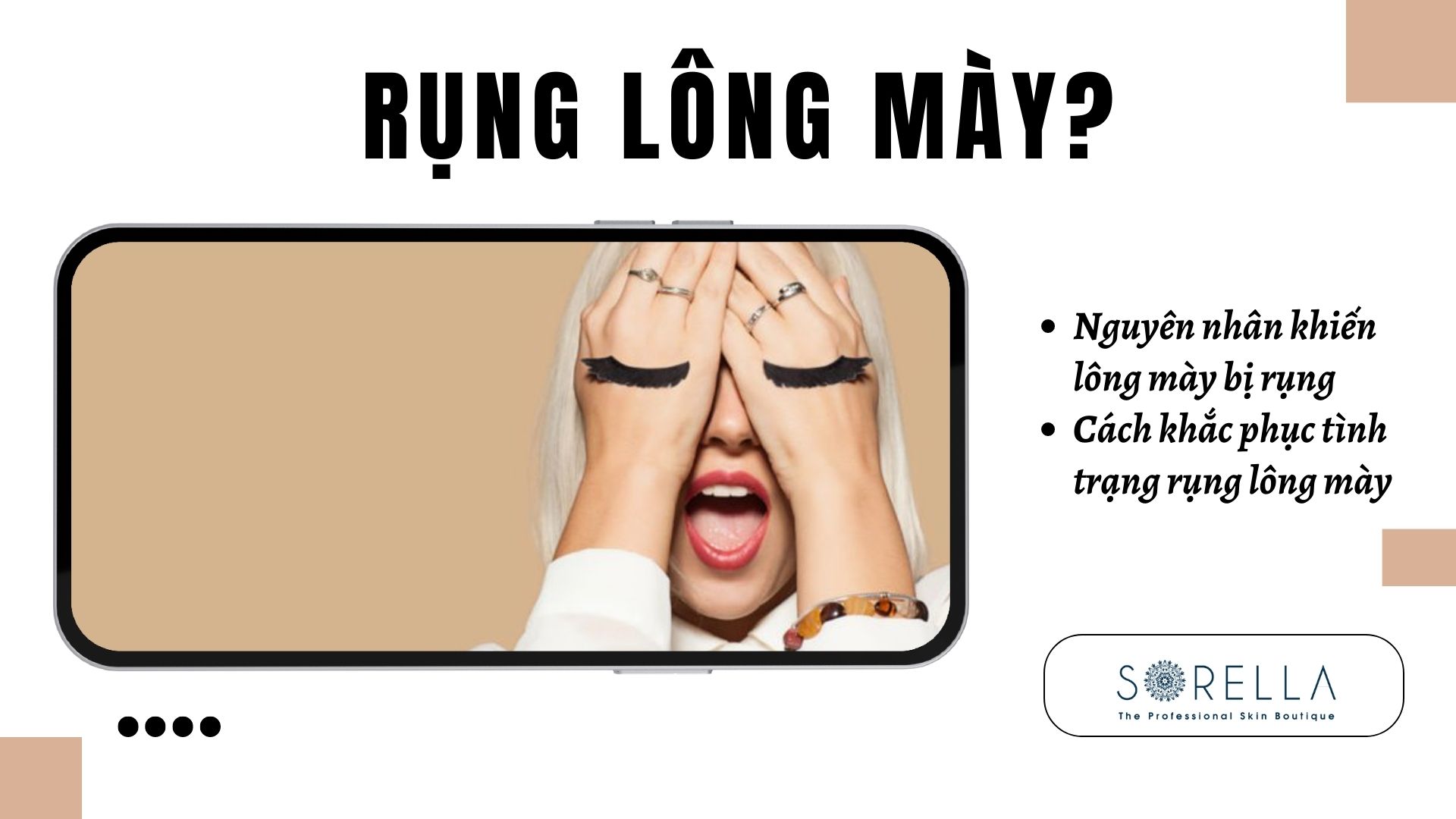 Tại sao lai bị rụng lông mày?