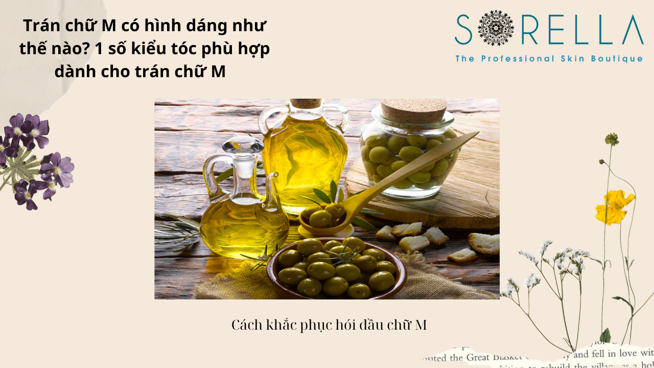 Trán chữ M có hình dáng như thế nào? 