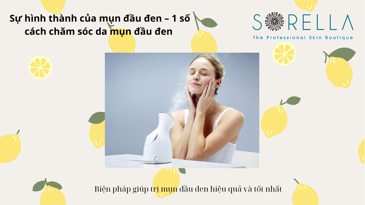 Sự hình thành của mụn đầu đen 