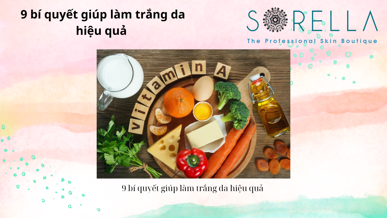 Bí quyết giúp làm trắng da hiệu quả 