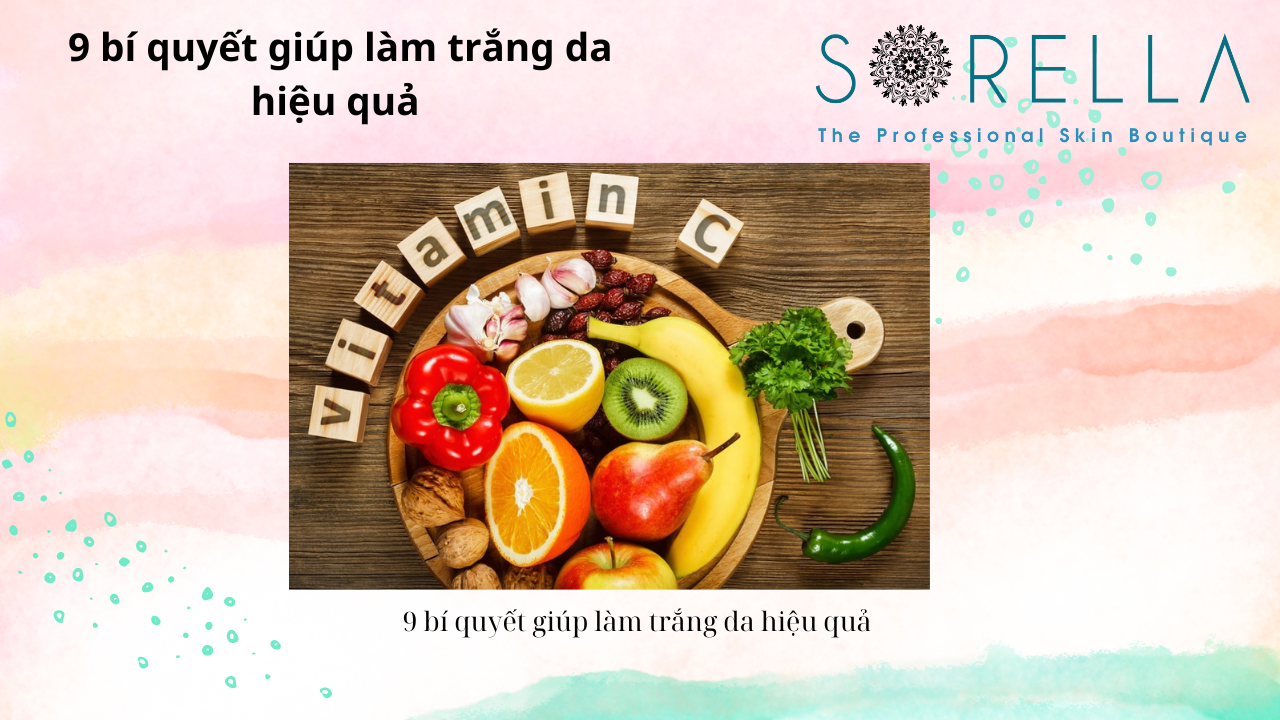 Bí quyết giúp làm trắng da hiệu quả 