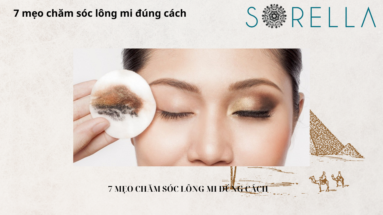 Mẹo chăm sóc lông mi đúng cách 