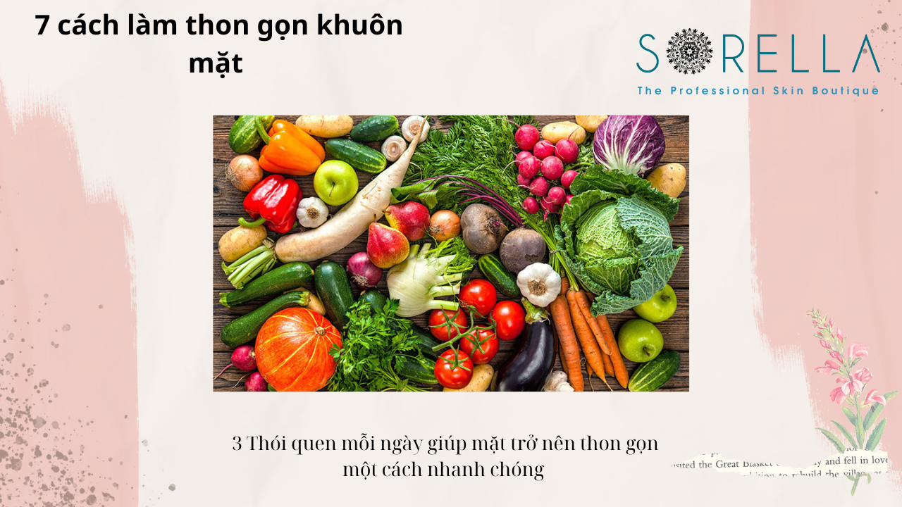 Cách làm thon gọn khuôn mặt 