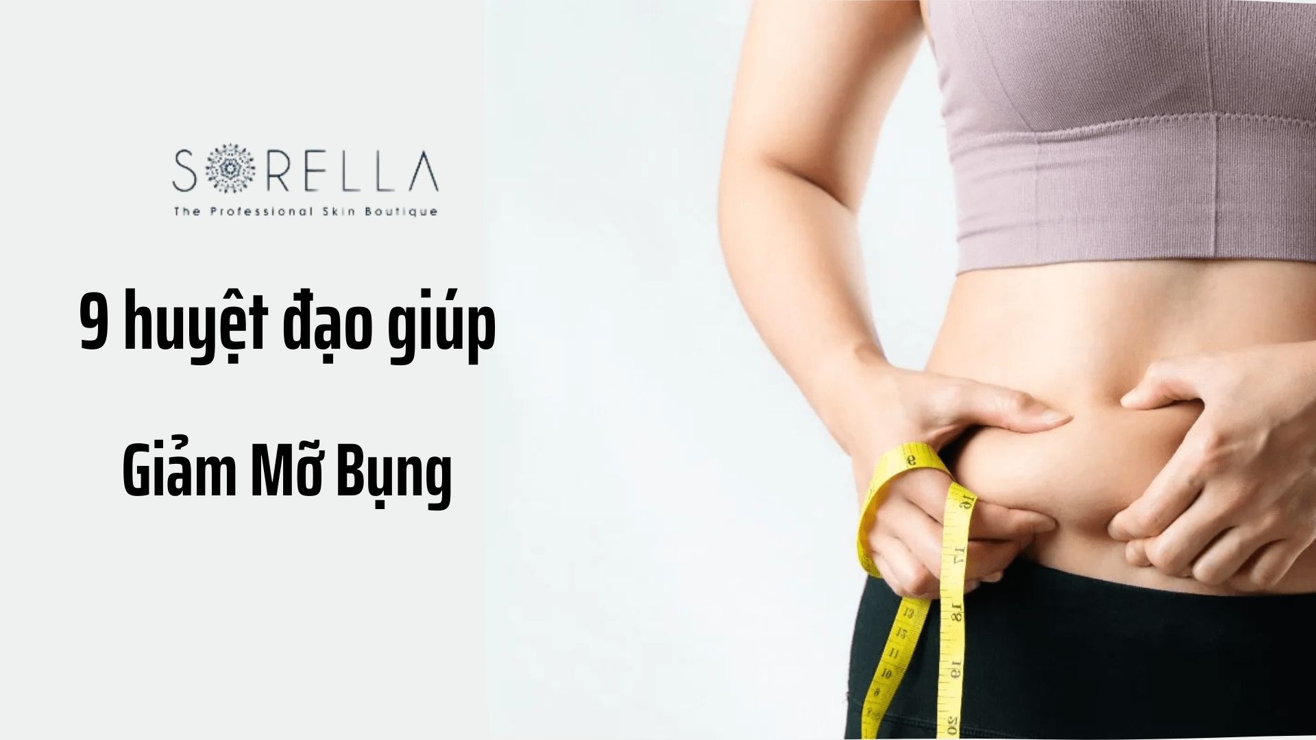 9 huyệt đạo giúp giảm mỡ bụng