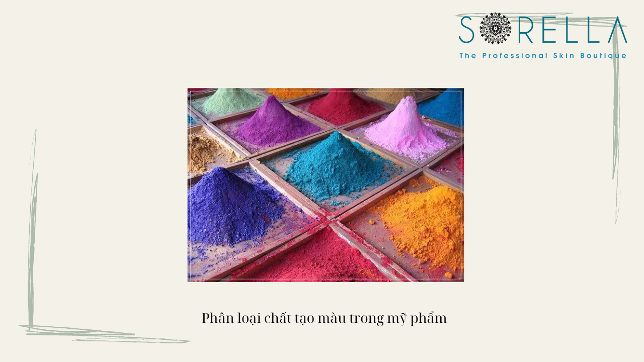 Chất tạo màu trong mỹ phẩm gia công