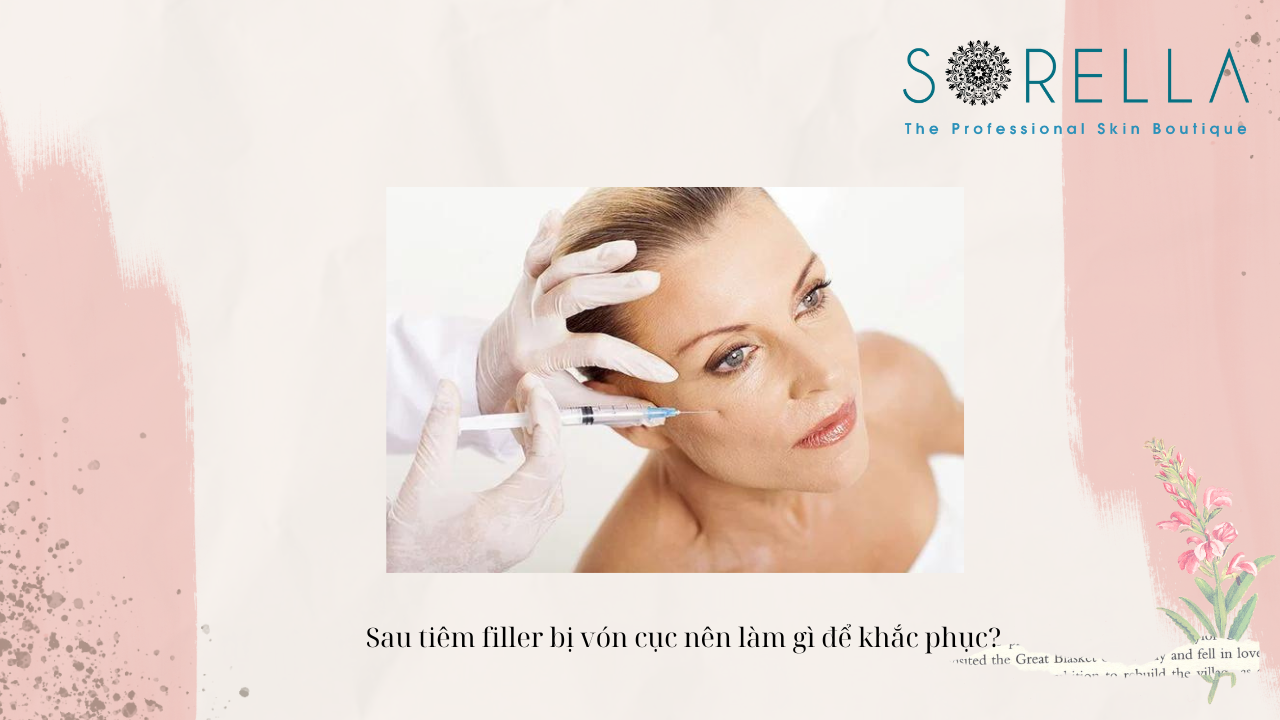 Tiêm filler bị vón cục có nguy hiểm không?