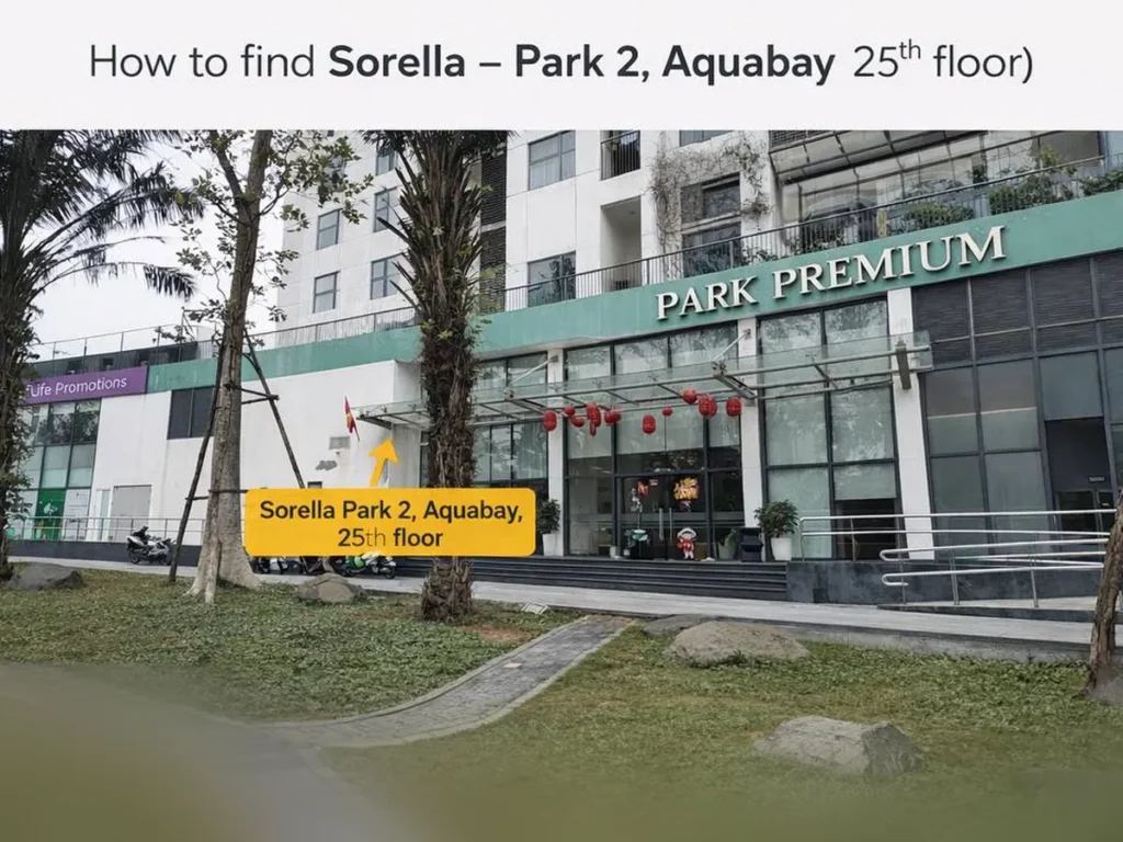 Sorella Park 2 Aquabay - lối vào Park Premium