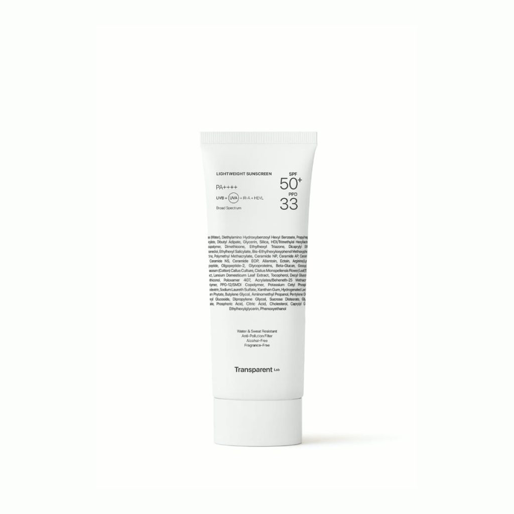 Transparent Lab Lightweight Sunscreen SPF50+ 100ml
