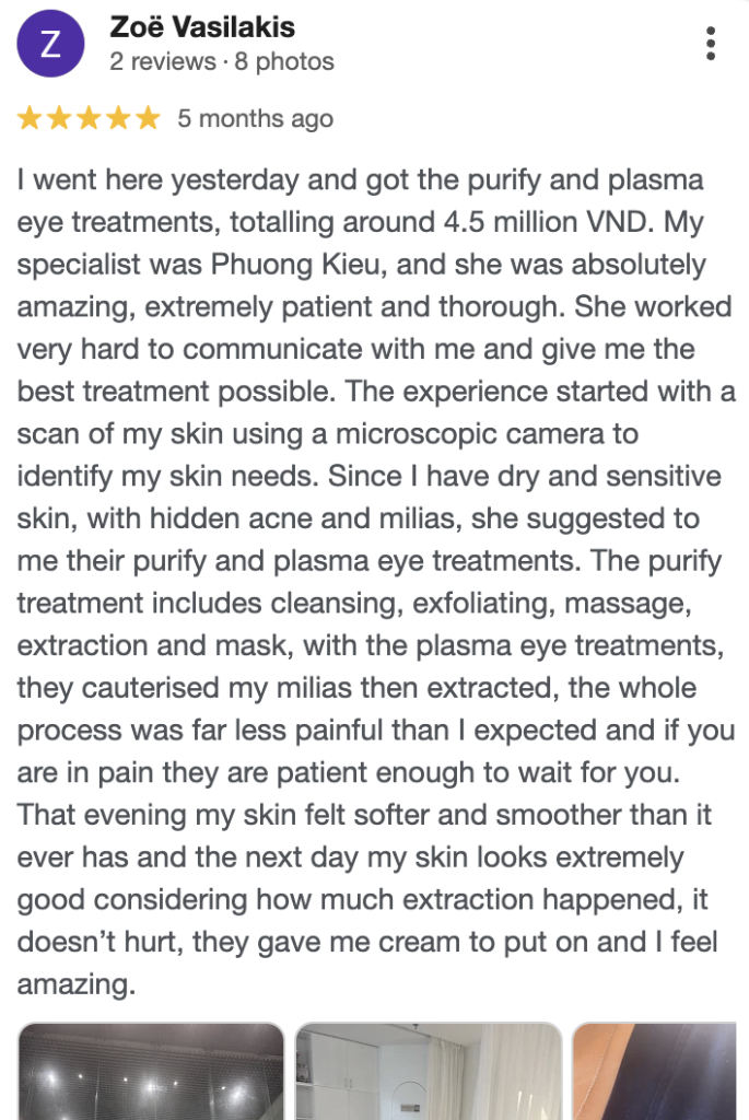 Google review from a Sorella client