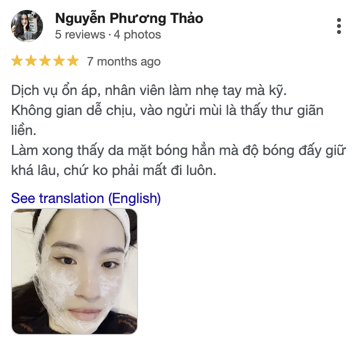 Google review from a Sorella client
