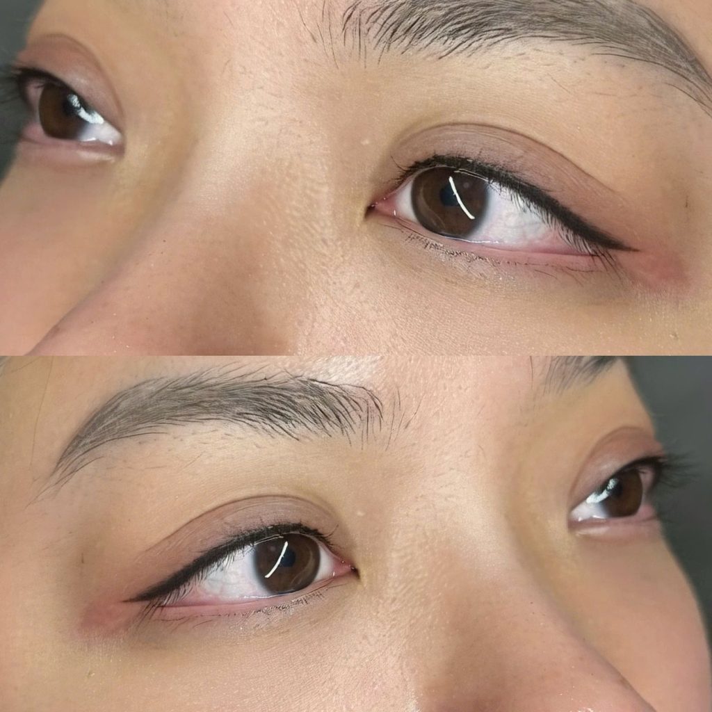 Before and after: Eyebrows Hairstrokes at Sorella