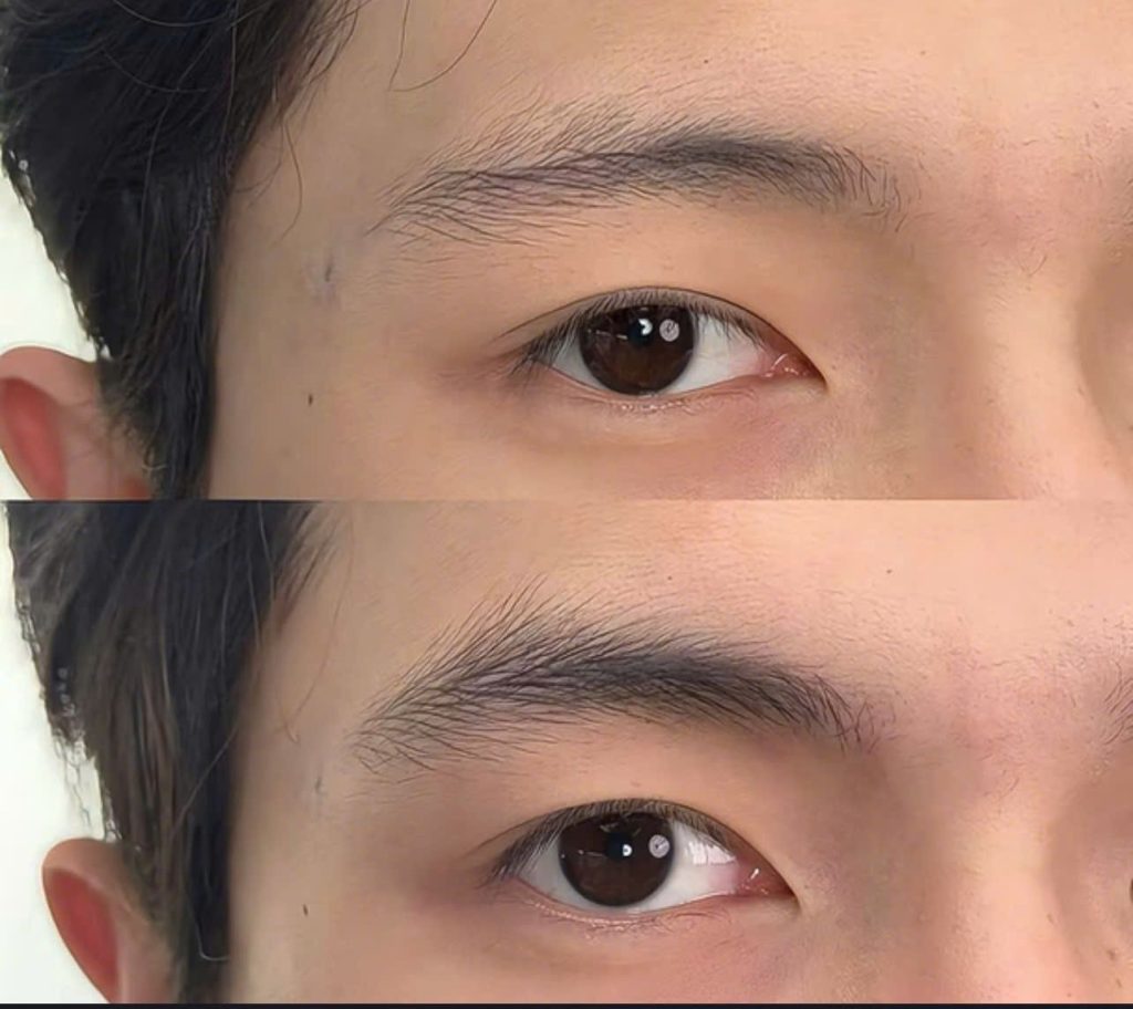 Before and after: Eyebrows Hairstrokes at Sorella